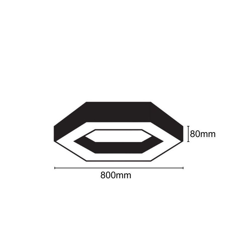 LED Laevalgusti LED/40W/230V 4000K d. 80 cm