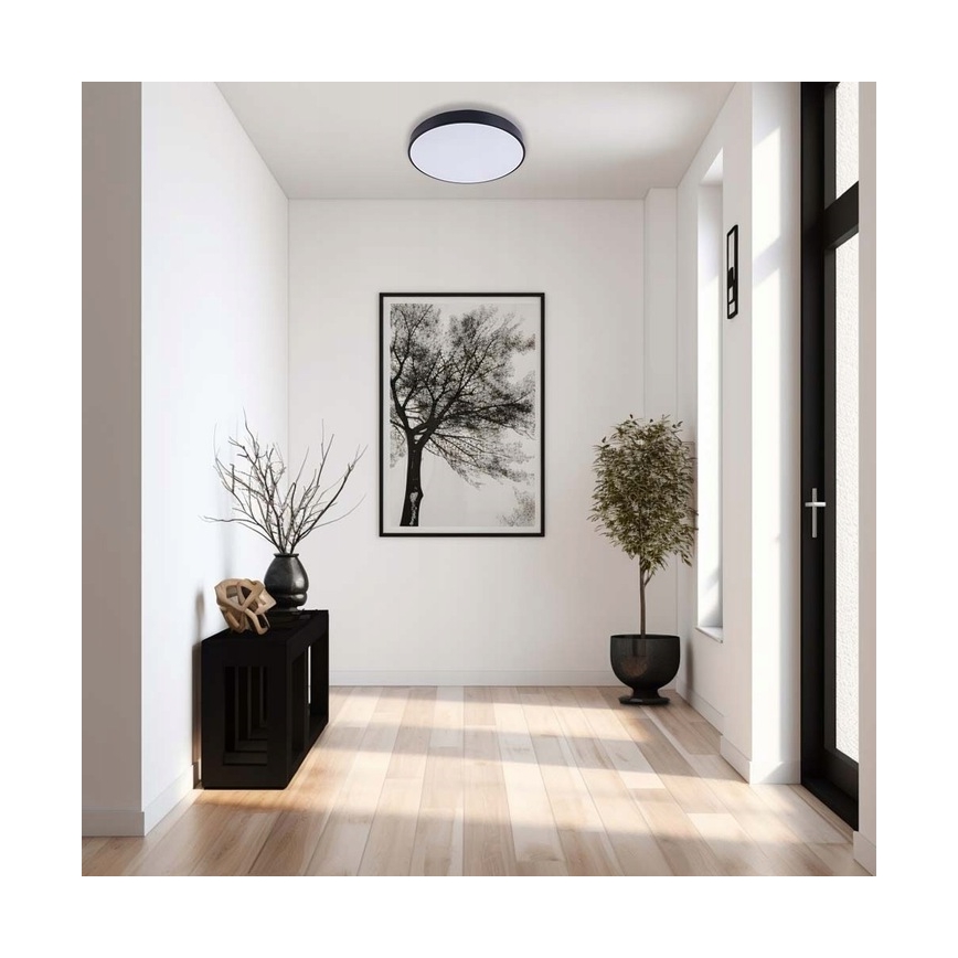 LED Laevalgusti LED/60W/230V 4000K d. 60 cm must