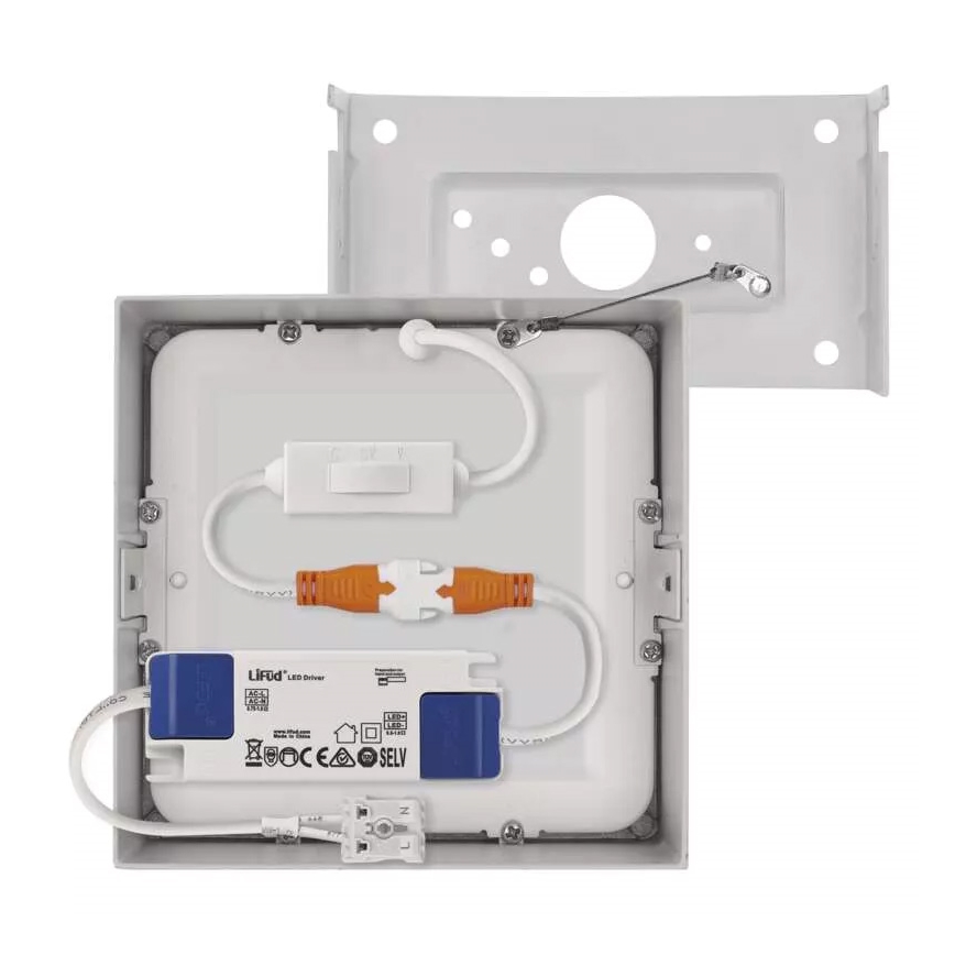 LED Laevalgusti NEXXO LED/7,6W/230V 3000/3500/4000K 12x12 cm valge
