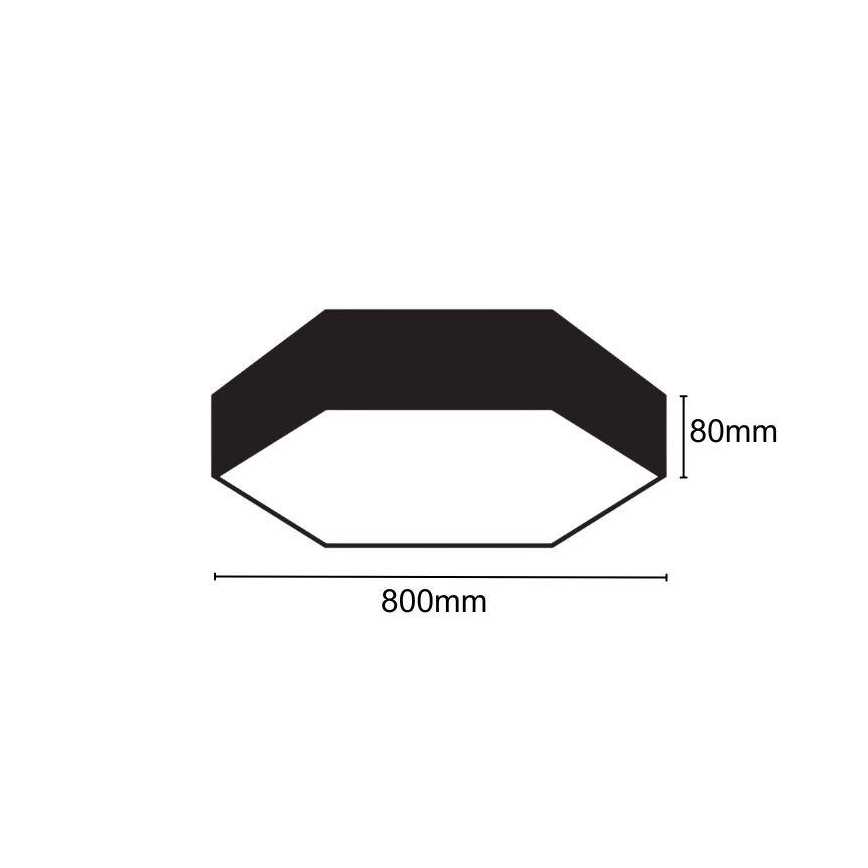 LED Laevalgusti LED/70W/230V 4000K d. 80 cm
