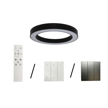 LED laevalgusti LED/80W/230V 3000/4000/6500K läbimõõt 80 cm must