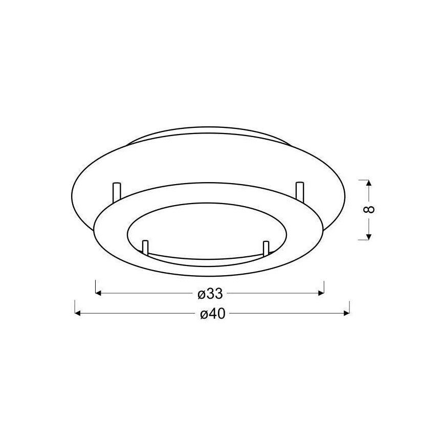 LED Laevalgusti MERLE LED/18W/230V