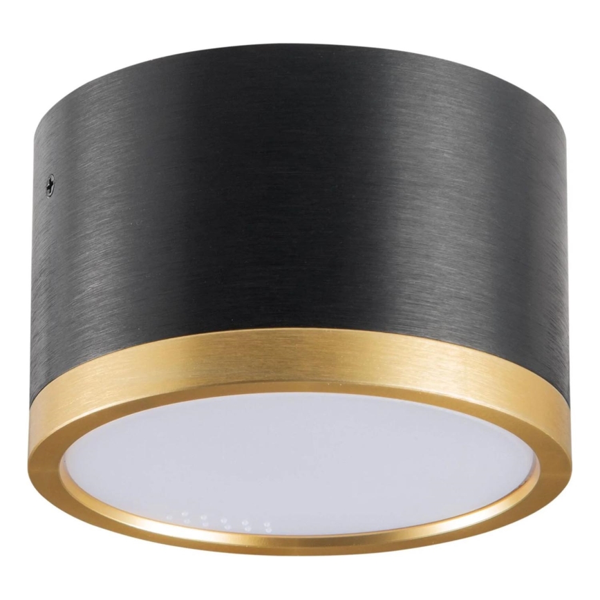 LED Laevalgusti MIRELLA 1xGX53/6W/230V must/kuldne