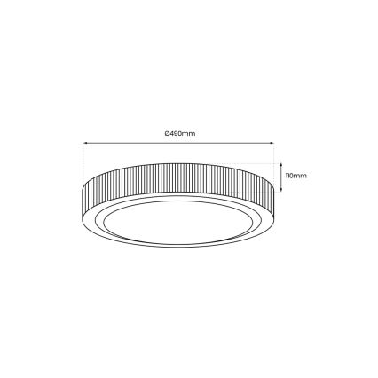 LED Laevalgusti MIRI LED/34W/230V d. 49 cm