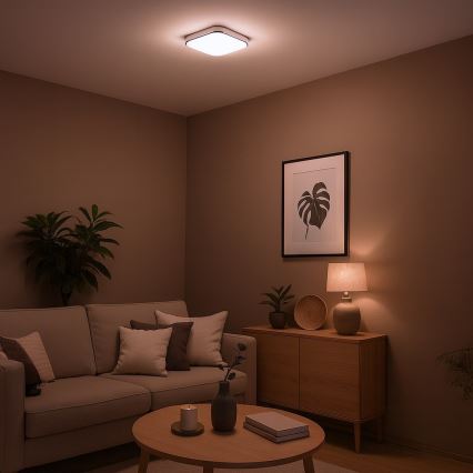 LED laevalgusti NEMO LED/11W/230V 26x26 cm läikiv kroom
