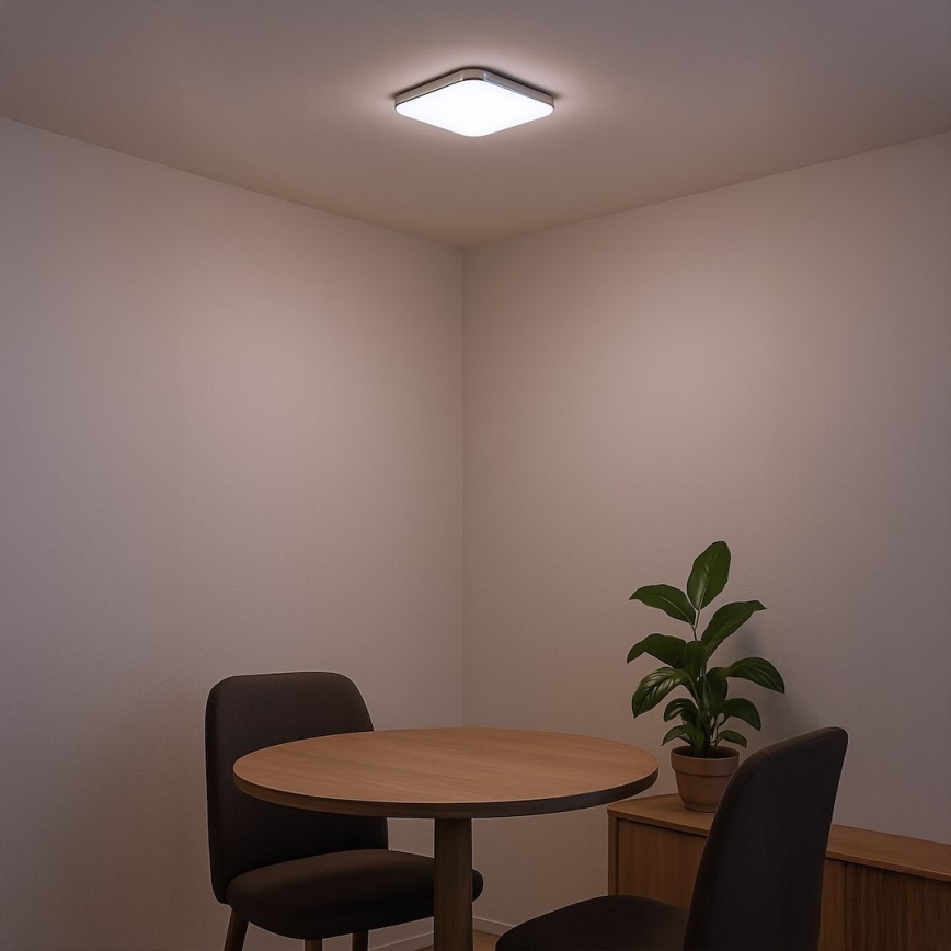 LED laevalgusti NEMO LED/11W/230V 26x26 cm läikiv kroom
