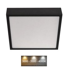 LED Laevalgusti NEXXO LED/21W/230V 3000/3500/4000K 22,5x22,5 cm must
