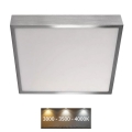 LED Laevalgusti NEXXO LED/28,5W/230V 3000/3500/4000K 30x30 cm matt kroom