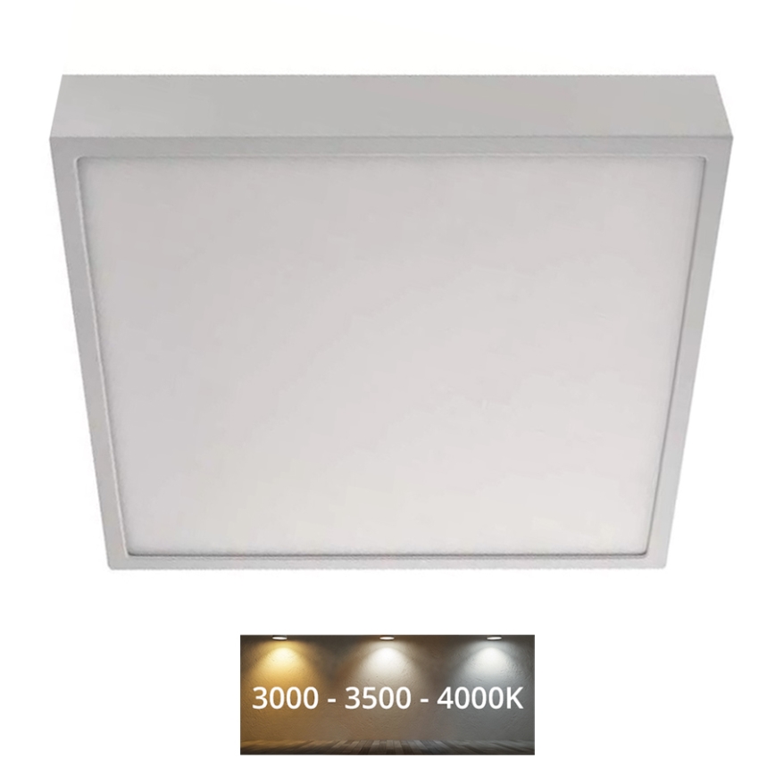 LED Laevalgusti NEXXO LED/28,5W/230V 3000/3500/4000K 30x30 cm valge