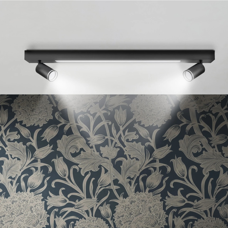 LED Laevalgusti PARIIS LED/24W/230V + 2xGU10/10W must