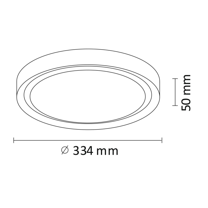LED Laevalgusti PERSE LED/15W/230V valge