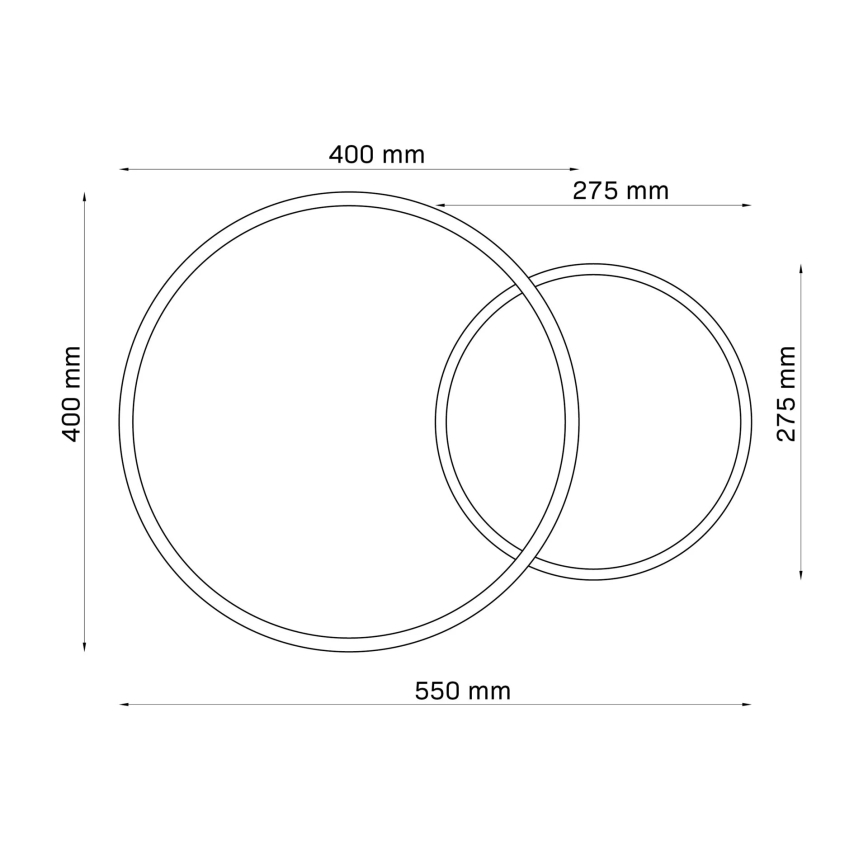 LED Laevalgusti ROMAN LED/33W/230V 4000K kuldne