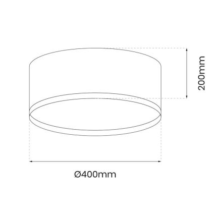 LED Laevalgusti RONDO LED/18W/230V must