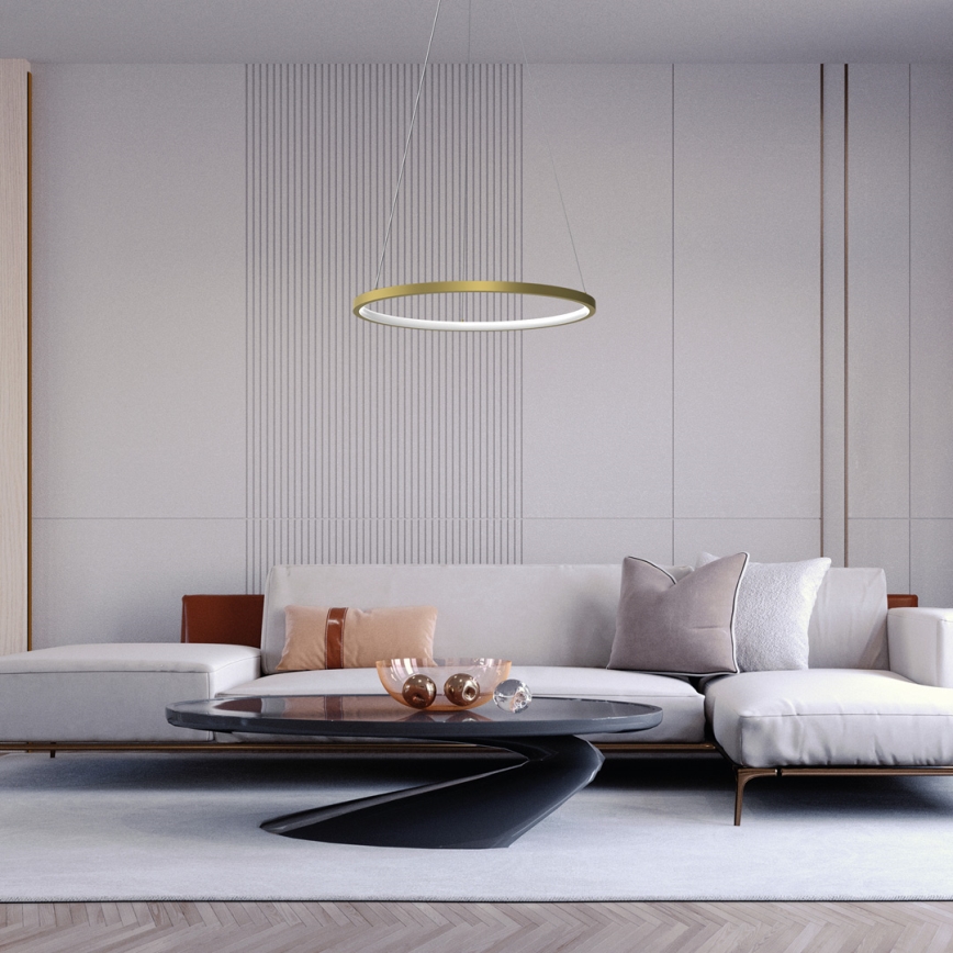 LED Laevalgusti ROTONDA LED/27W/230V kuldne