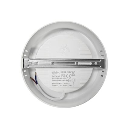 LED Laevalgusti ROUND LED/12W/230V 4000K d. 16,7 cm valge
