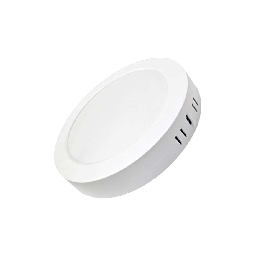 LED Laevalgusti ROUND LED/18W/230V 4000K d. 21,5 cm valge