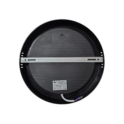 LED Laevalgusti ROUND LED/24W/230V 4000K d. 28,8 cm must
