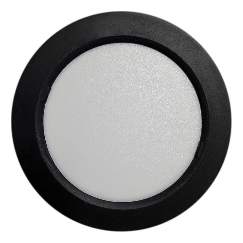 LED Laevalgusti ROUND LED/6W/230V 4000K d. 12,1 cm must