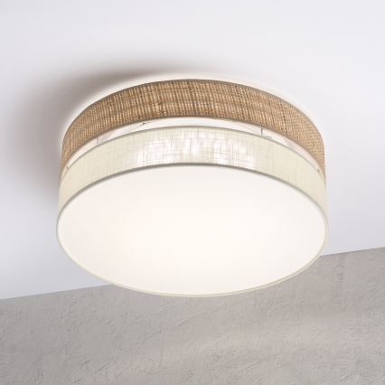 LED laelamp SIRJA BOHO LED/36W/230V 4000K läbimõõt 45 cm beež/kreemjas