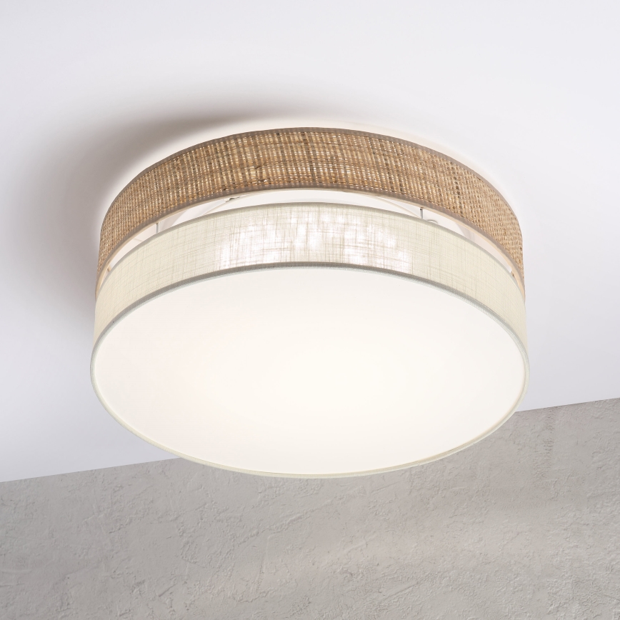 LED laelamp SIRJA BOHO LED/36W/230V 4000K läbimõõt 45 cm beež/kreemjas