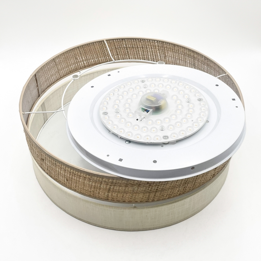 LED laelamp SIRJA BOHO LED/36W/230V 4000K läbimõõt 45 cm beež/kreemjas