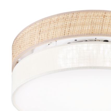 LED laelamp SIRJA BOHO LED/36W/230V 4000K läbimõõt 45 cm beež/kreemjas