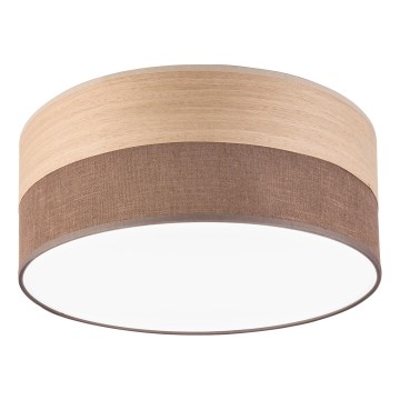 LED Laevalgusti SIRJA WOOD LED/20W/230V d. 35 cm pruun/tamm