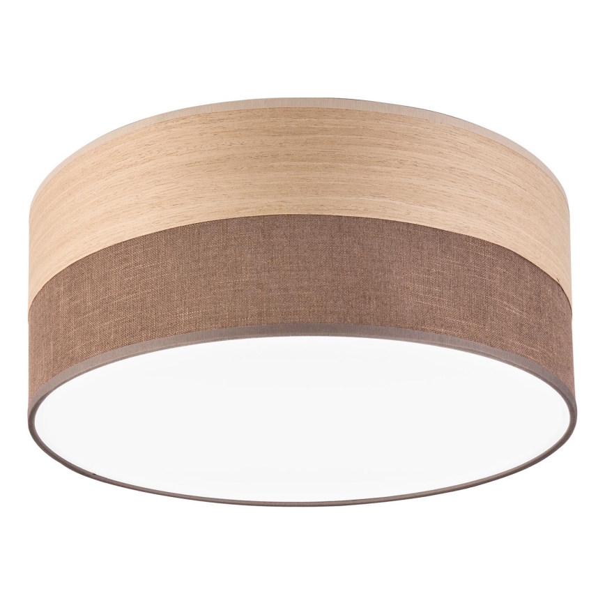 LED Laevalgusti SIRJA WOOD LED/20W/230V d. 35 cm pruun/tamm