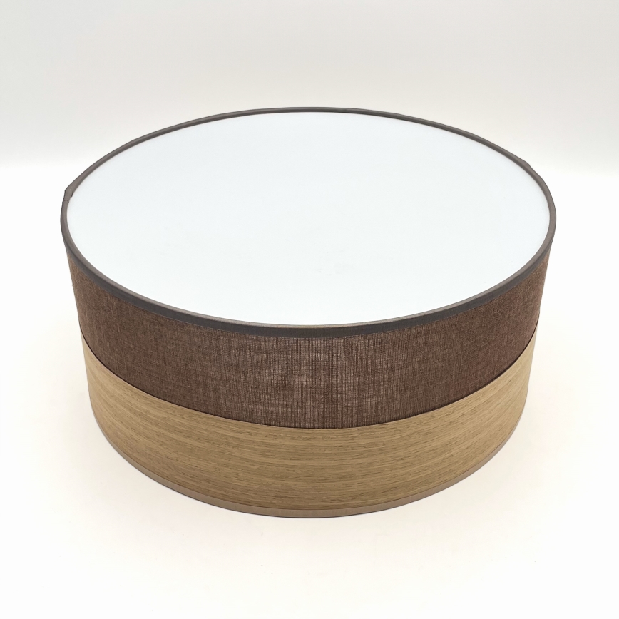 LED Laevalgusti SIRJA WOOD LED/20W/230V d. 35 cm pruun/tamm