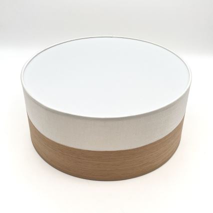 LED Laevalgusti SIRJA WOOD LED/20W/230V d. 35 cm valge/tamm