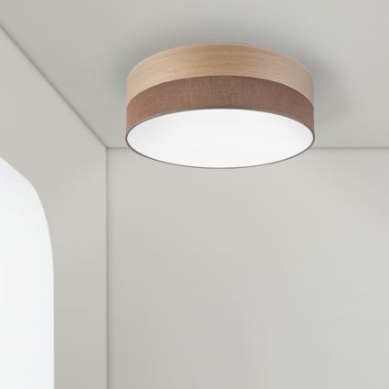 LED Laevalgusti SIRJA WOOD LED/36W/230V d. 45 cm pruun/tamm