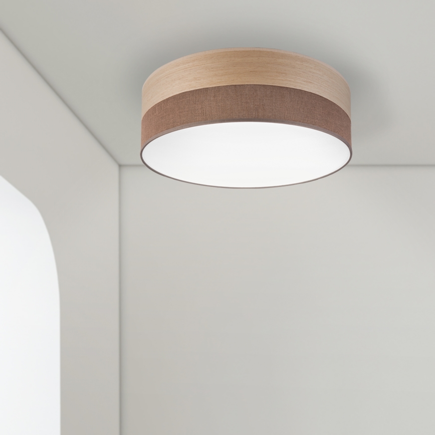 LED Laevalgusti SIRJA WOOD LED/36W/230V d. 45 cm pruun/tamm