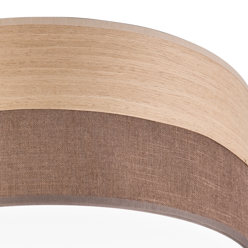 LED Laevalgusti SIRJA WOOD LED/36W/230V d. 45 cm pruun/tamm
