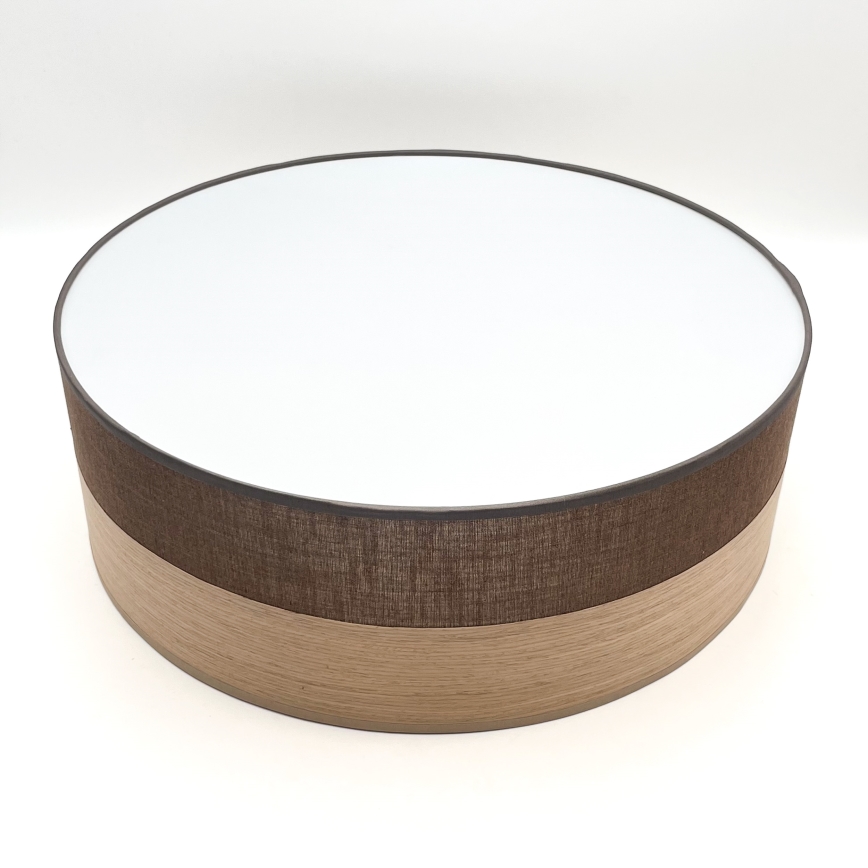 LED Laevalgusti SIRJA WOOD LED/36W/230V d. 45 cm pruun/tamm