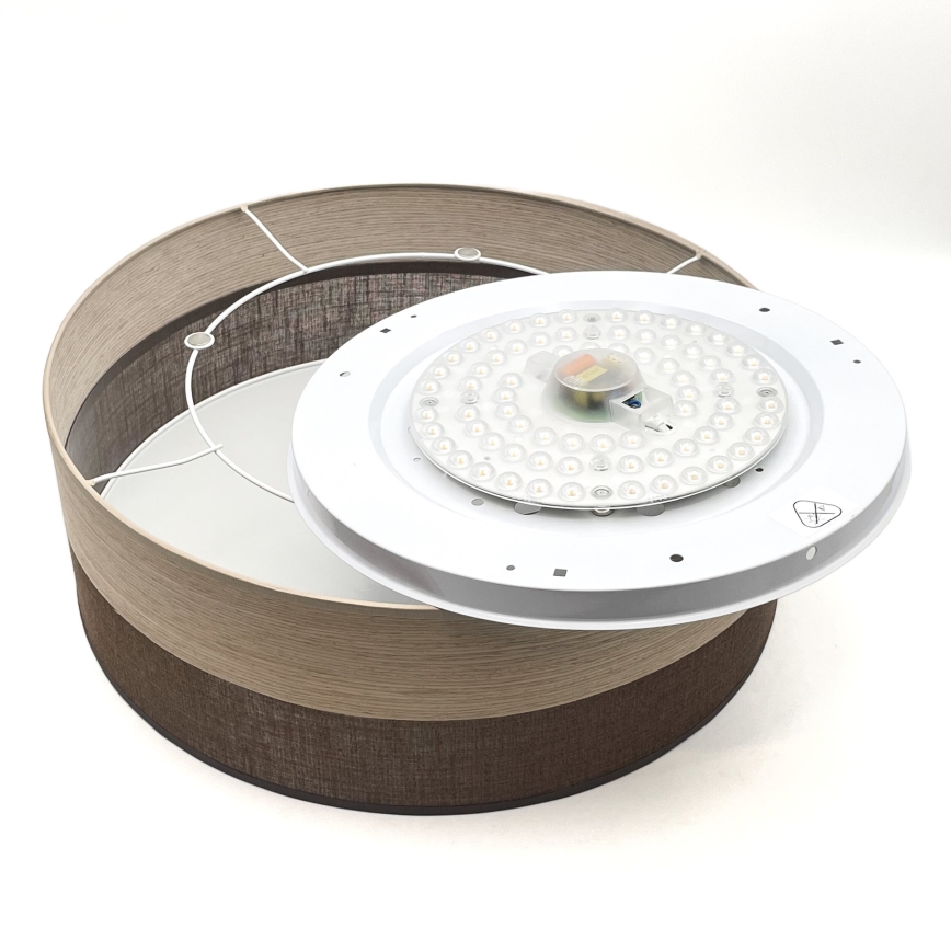 LED Laevalgusti SIRJA WOOD LED/36W/230V d. 45 cm pruun/tamm