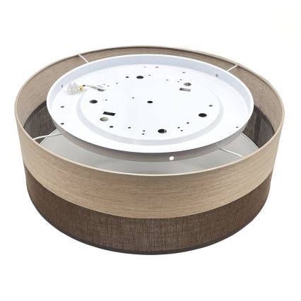 LED Laevalgusti SIRJA WOOD LED/36W/230V d. 45 cm pruun/tamm