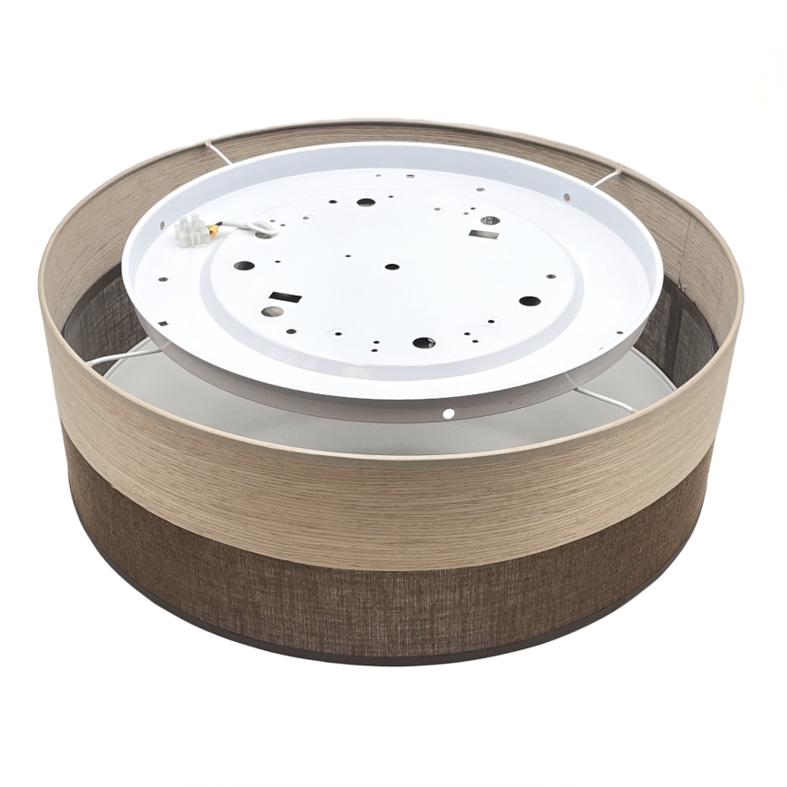LED Laevalgusti SIRJA WOOD LED/36W/230V d. 45 cm pruun/tamm