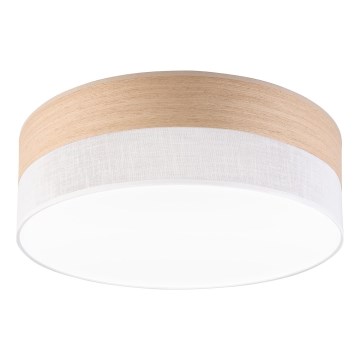 LED Laevalgusti SIRJA WOOD LED/36W/230V d. 45 cm valge/tamm