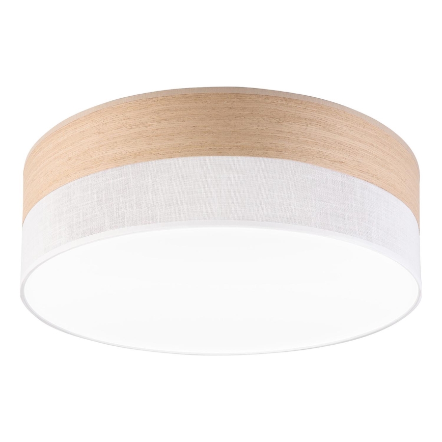 LED Laevalgusti SIRJA WOOD LED/36W/230V d. 45 cm valge/tamm