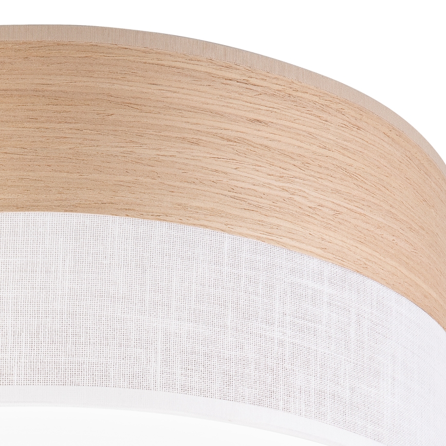 LED Laevalgusti SIRJA WOOD LED/36W/230V d. 45 cm valge/tamm