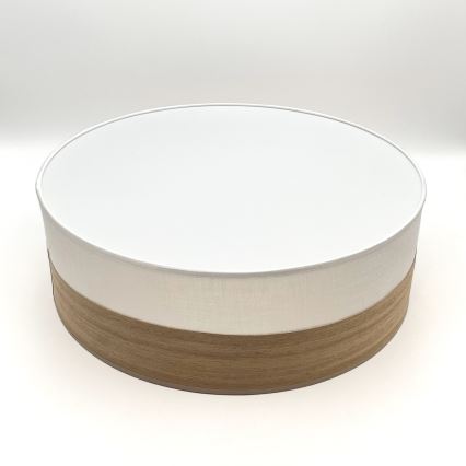 LED Laevalgusti SIRJA WOOD LED/36W/230V d. 45 cm valge/tamm
