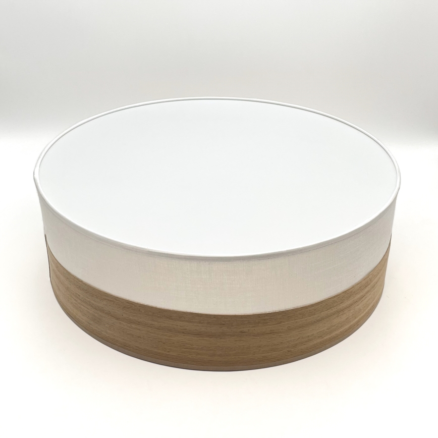 LED Laevalgusti SIRJA WOOD LED/36W/230V d. 45 cm valge/tamm