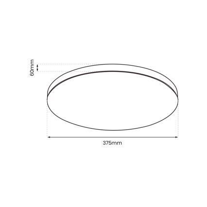 LED Laevalgusti SLIMI LED/24W/230V IP40 must