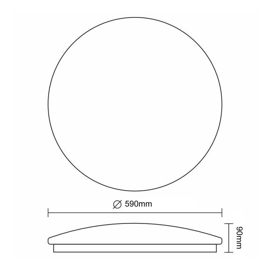 LED Hämardatav laevalgusti STAR LED/60W/230V 3000-6500K + kaugjuhtimispult