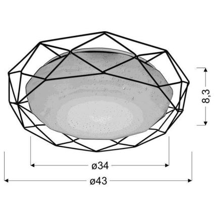 LED Laevalgusti SVEN LED/24/230V must