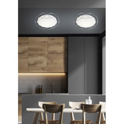 LED Laevalgusti SVEN LED/24W/230V d. 43 cm läikiv kroom