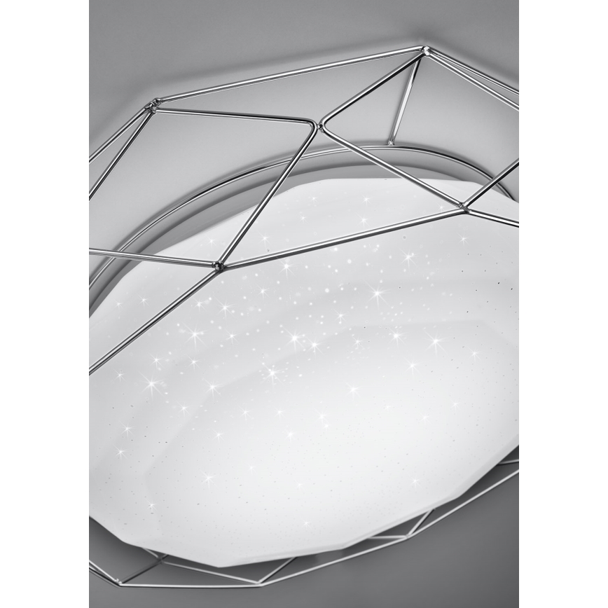 LED Laevalgusti SVEN LED/24W/230V d. 43 cm läikiv kroom