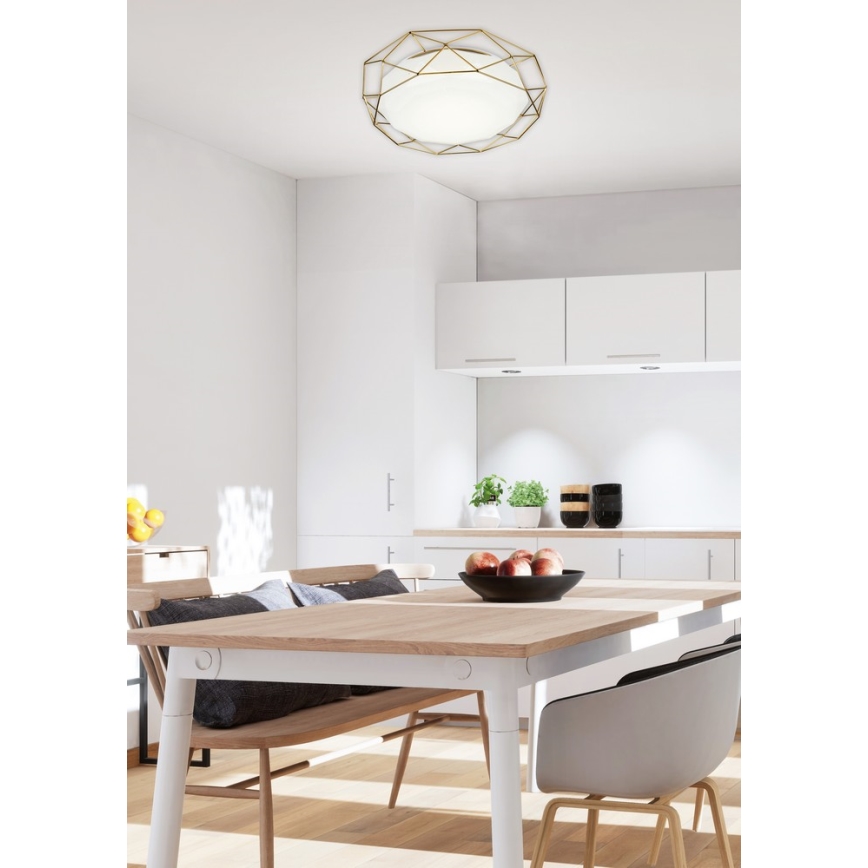 LED Laevalgusti SVEN LED/24W/230V kuldne