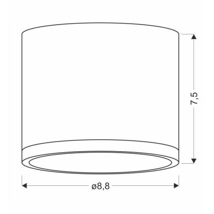 LED-laevalgusti TUBA LED/9W/230V