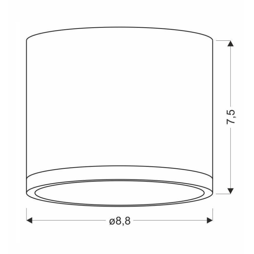 LED-laevalgusti TUBA LED/9W/230V